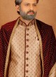 Brocade Silk Sherwani For Groom